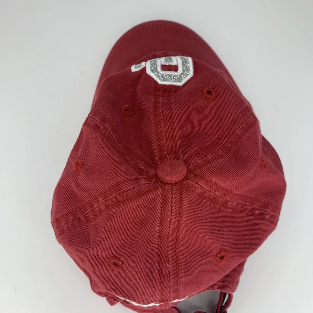 OU Oklahoma Sooners Hat YOUTH Girls Adjustable Strapback Glitter Sparkle TOW Cap